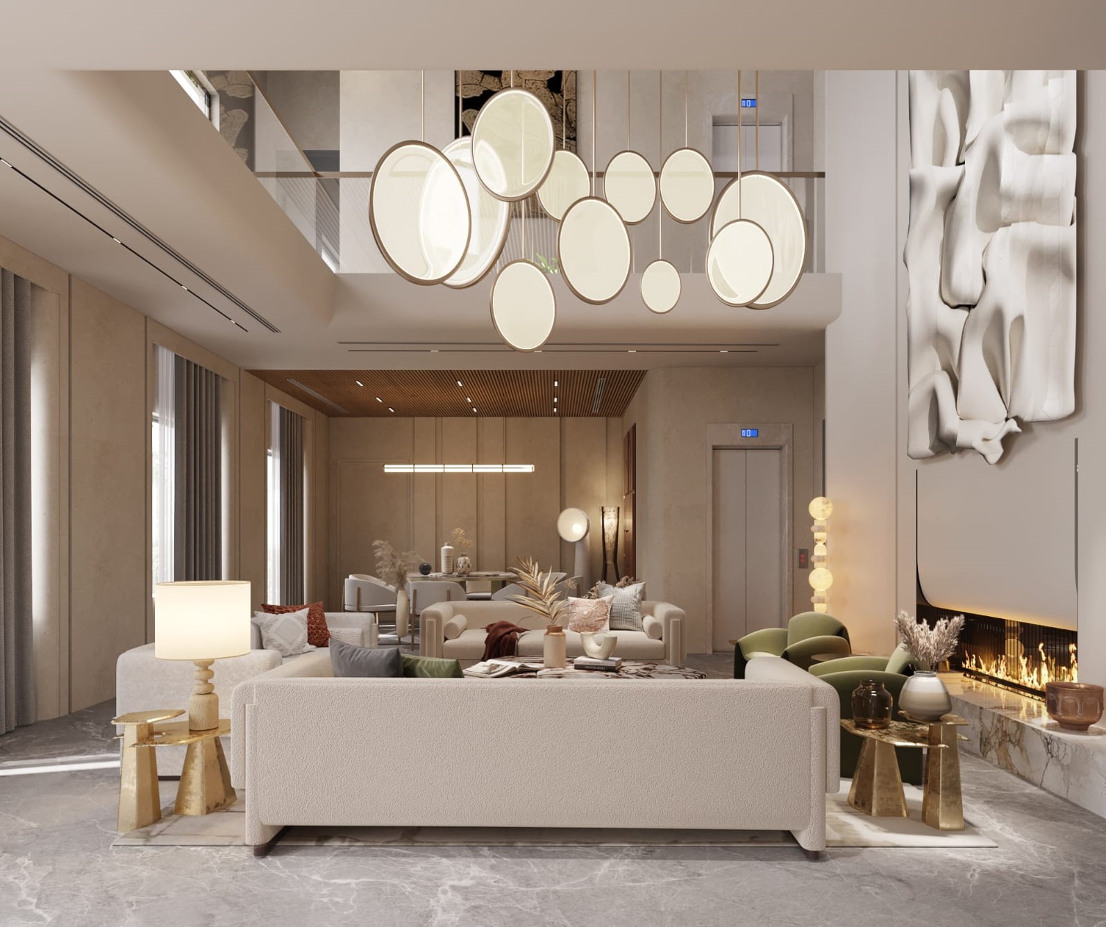 Residential Interior Design - Luxury Living Space